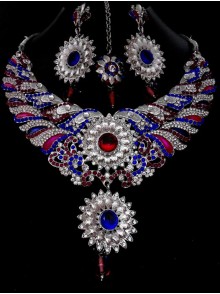 Rhodium Necklace Set